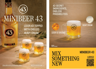 Licor 43 Minibeer 4x6  (Pack of 50)