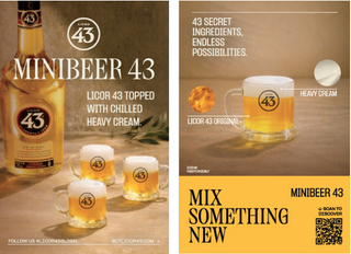 Licor 43 Minibeer 4x6 (Pack of 25)