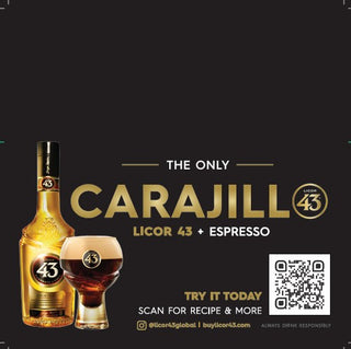 Licor 43 Original - Carajillo Specific Shelf Talker (Pack of 25)