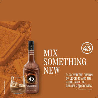 Licor 43 Caramel Cookie Shelf Talker