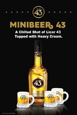 Licor 43 Minibeer Poster - 12 in x 18 in (Packs of 10)