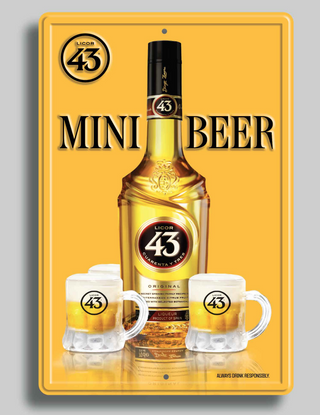 Licor 43 Minibeer Tin Tacker  (Brand Team Only)