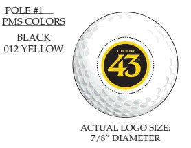 Licor 43 White Golf Balls - Titleist Pro V1X  (Brand Team Only)