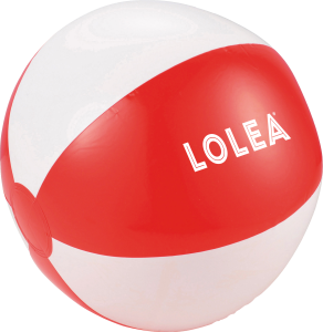 Lolea Red and White Beach Ball
