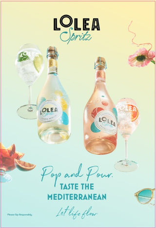 Lolea Spritz Tabletop Roll Up Banner - 8.5" x 11"
