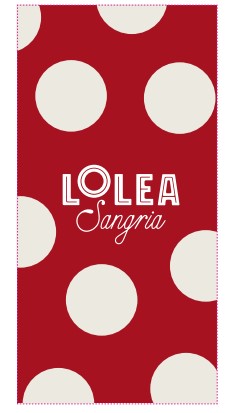 Lolea Sangria Beach Towel