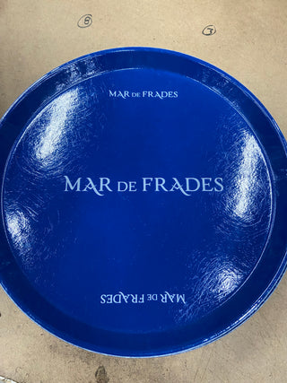 Mar de Frades Round Trays - Blue